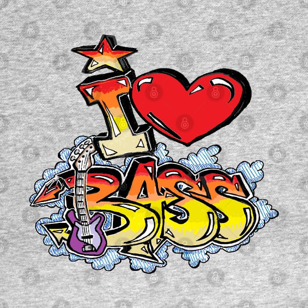 i heart bass 1 by LowEndGraphics